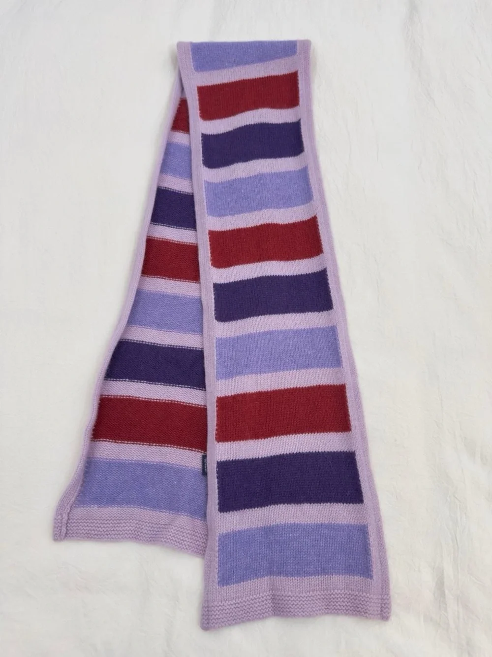 Y2k Gap Striped Wool Scarf